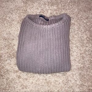Brandy Melville Knit Sweater Purple Cotton